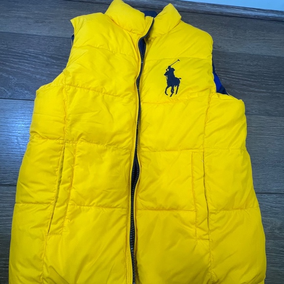 Boys Polo Ralph Lauren Reversible Down Vest with Embroidered Big Pony - Picture 8 of 10